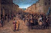 Francesco Granacci Entry of Charles VIII into Florence painting